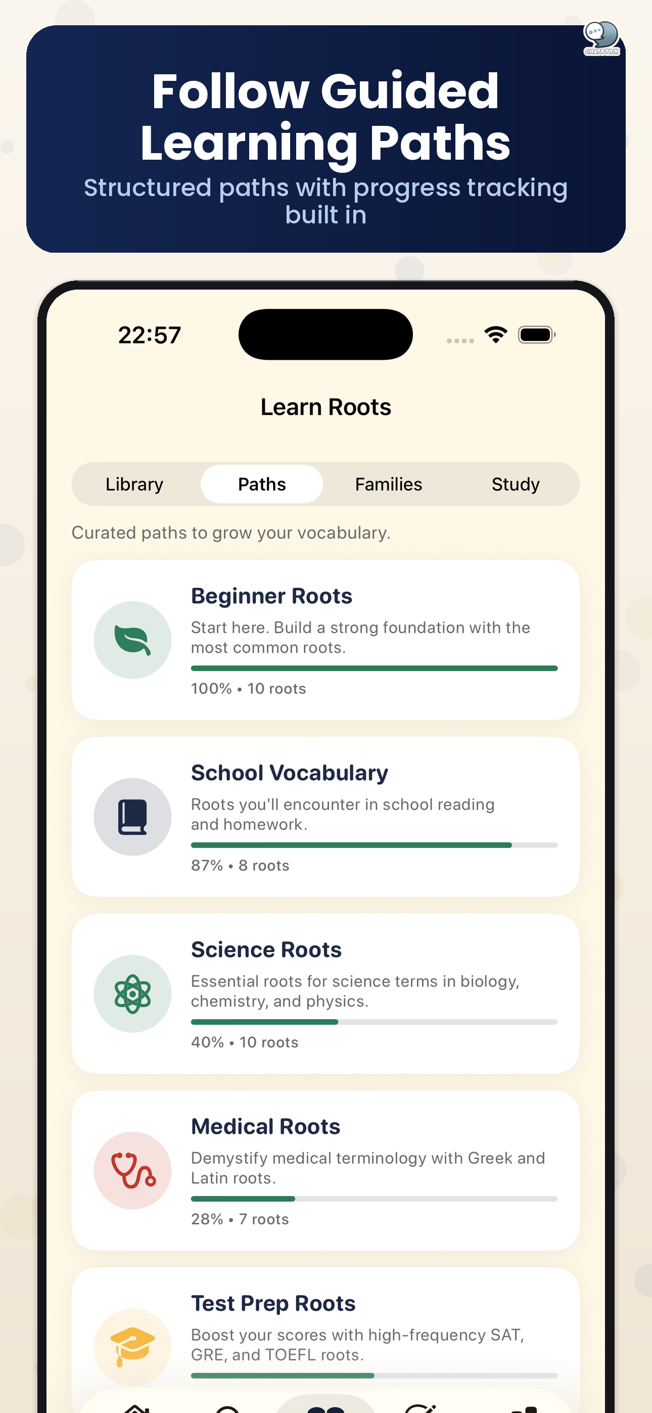 Vocab Roots by ChatStick