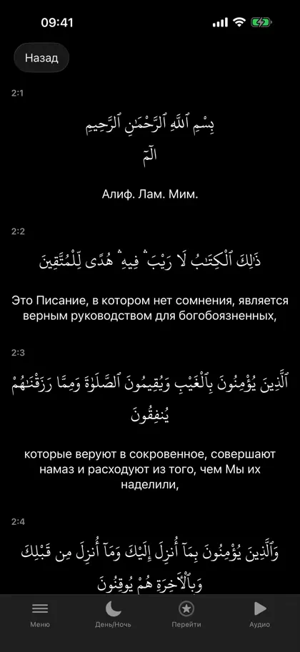 Capture d'écran 3 sur 6 de Коран и Сунна