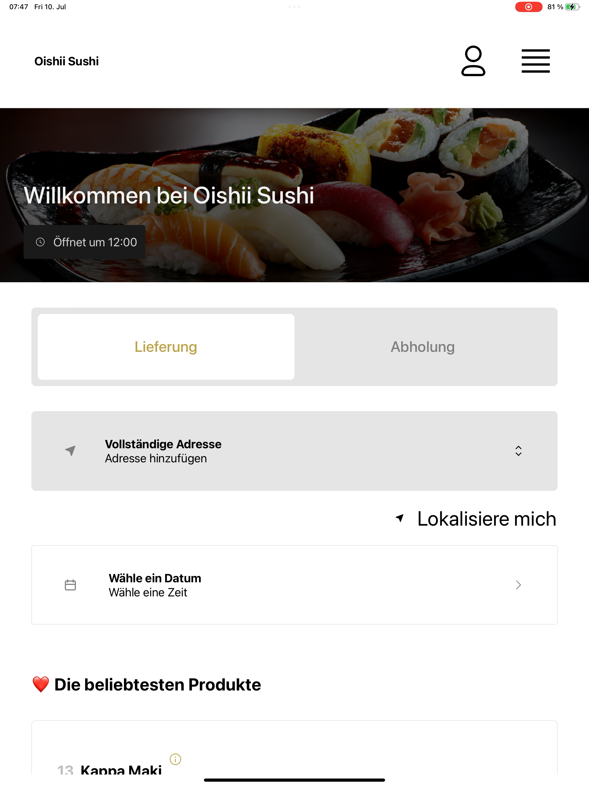 Oishii Sushi DE screenshot 13