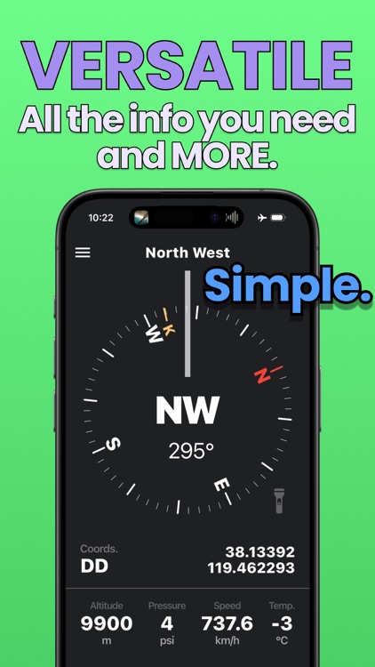 Compass One: Altimeter & GPS