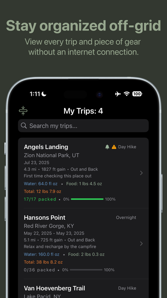 #3. Backpacking List: Checklist (iOS) 由: Daniel Lubbers
