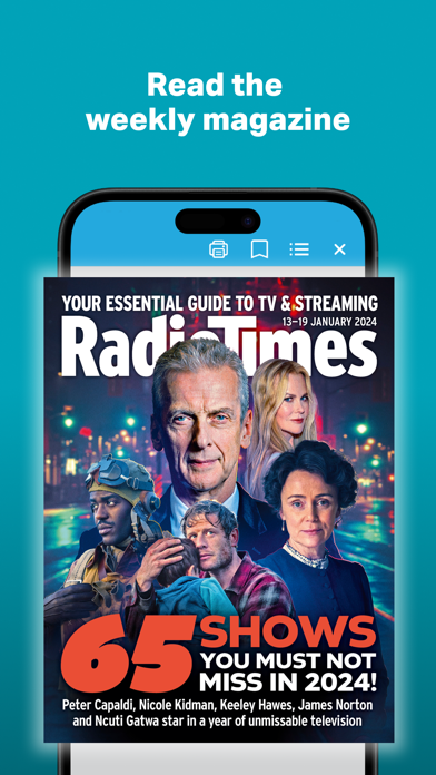 Radio Times Digital Magazine Screenshot