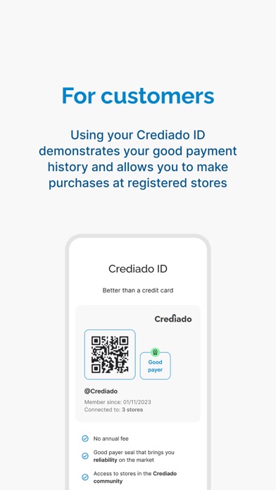 Crediado - Sales management Screenshot