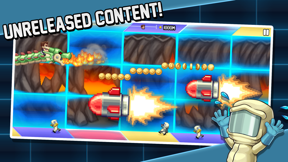 #1. Jetpack Joyride Test Labs (iOS) Podle: Halfbrick Studios