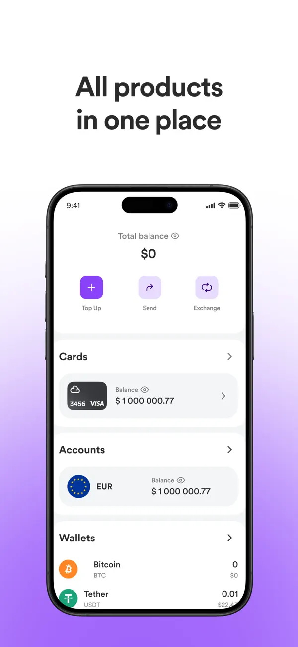 Screenshot #3 pour Gleec Card Crypto-powered card