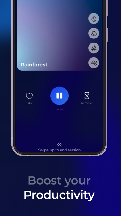 Focus: Lofi music for work iPhone screenshot 4 - Productivity app
