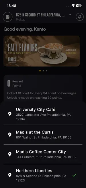 Madis Coffee Roasters screenshot 1