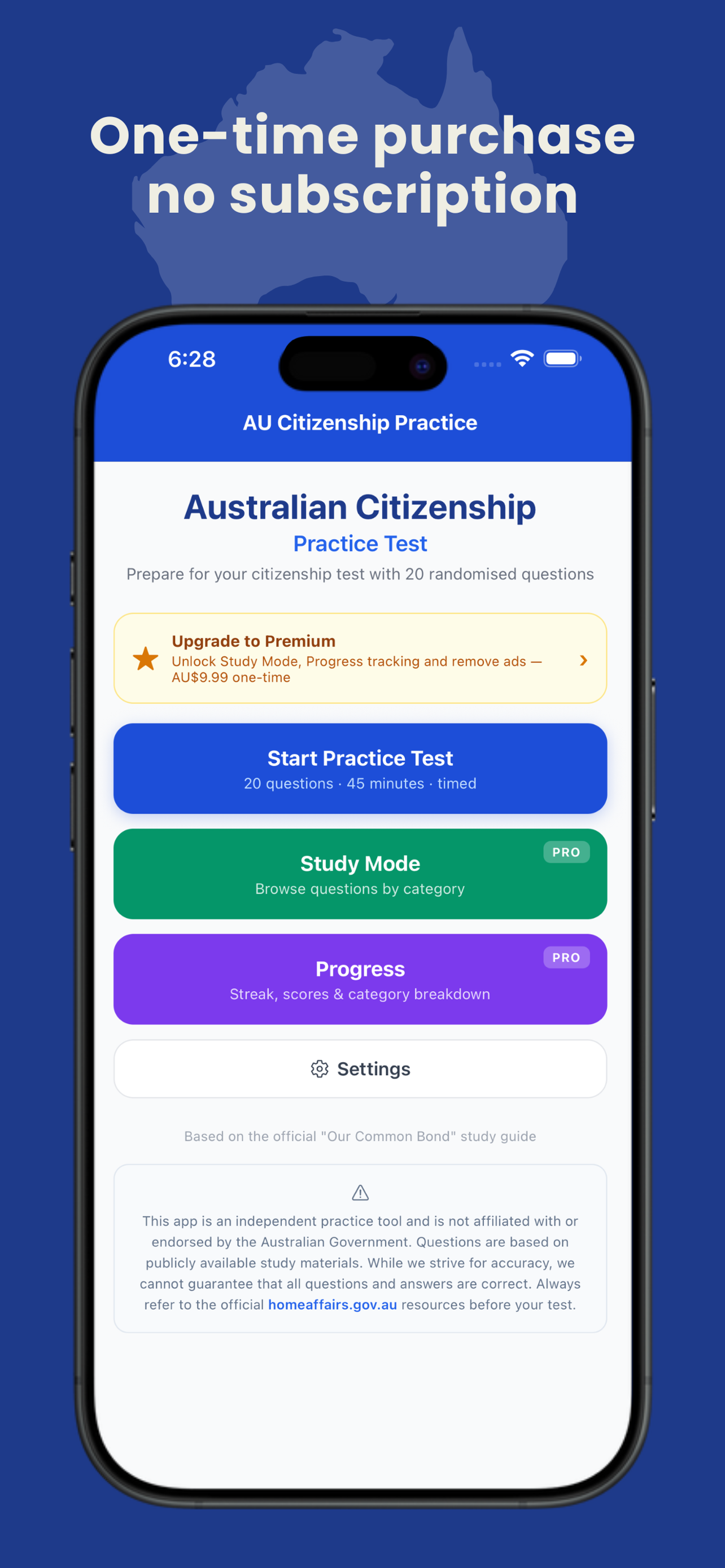 Aus Citizenship Test 2026 screenshot 4