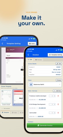 Invoice Maker: Estimates Screenshot 2 of 8