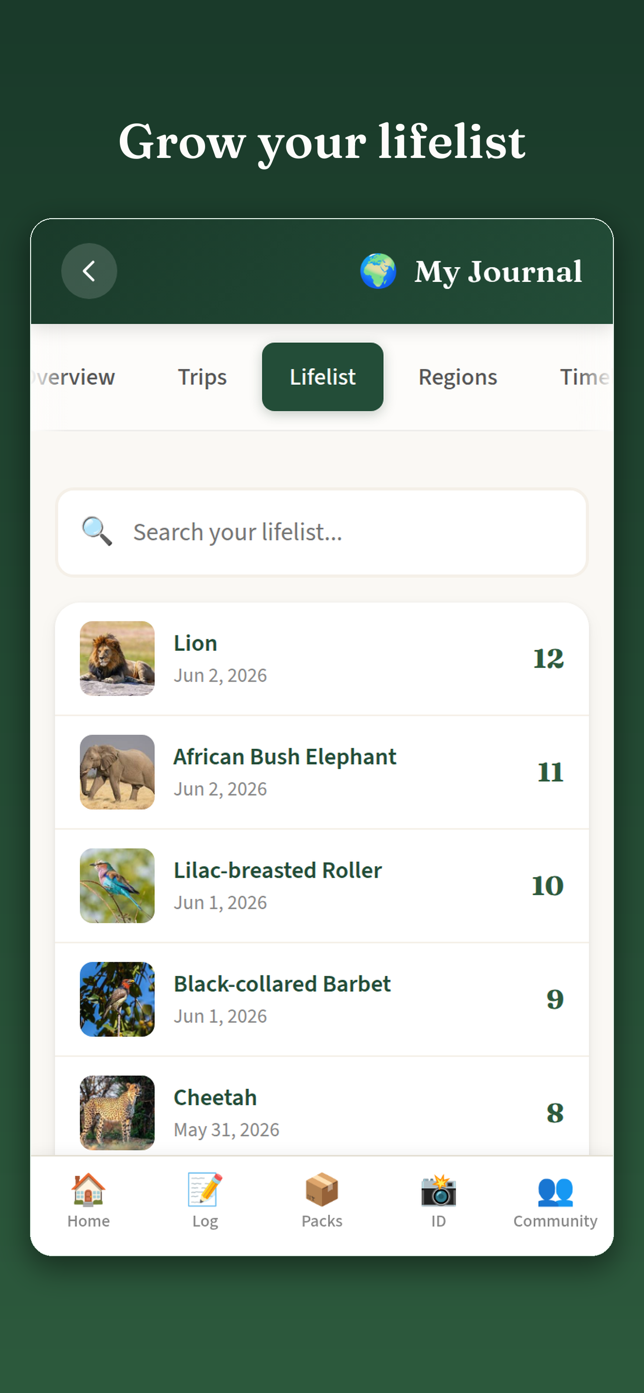KAGN Wildlife Journal screenshot 5