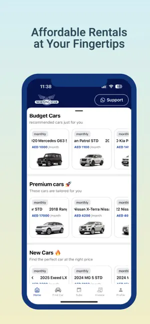MorningStar - Rent Car Dubai screenshot 4