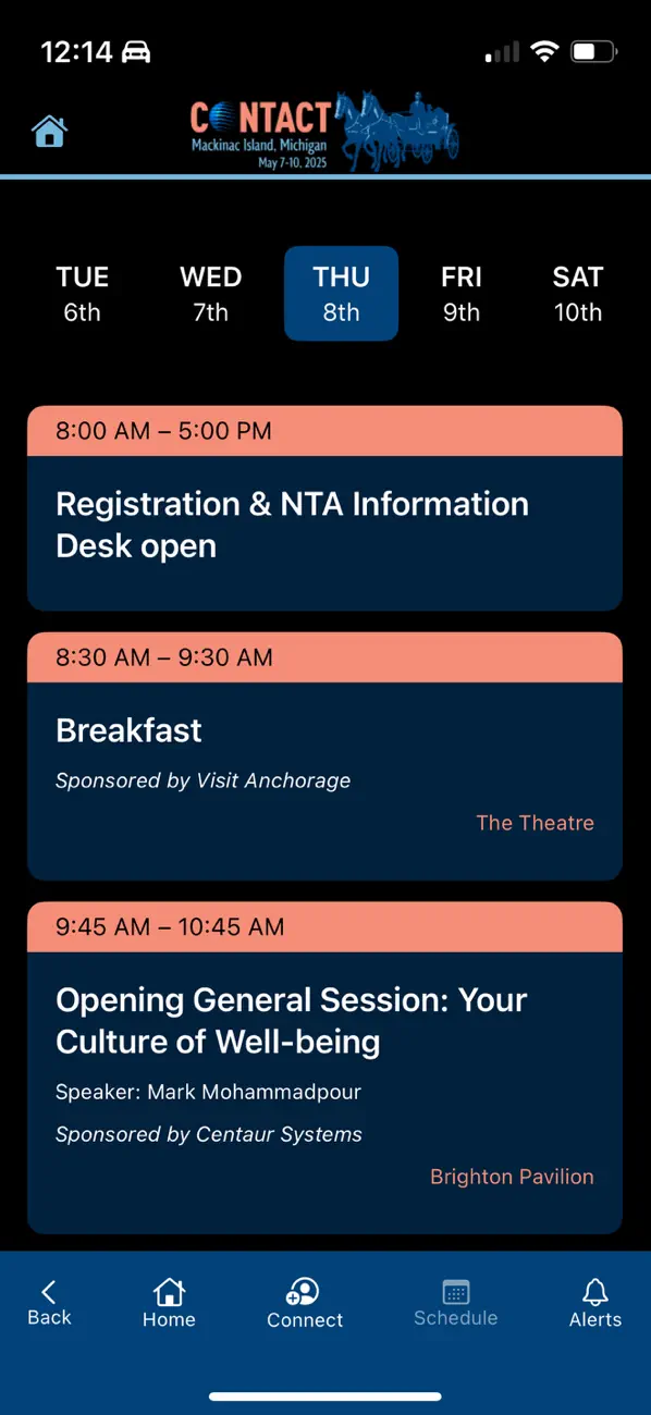 #1. NTA Events (iOS) Ved: Bright Web Systems