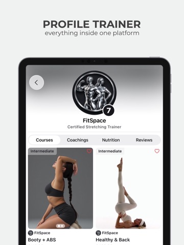 FitSpace: Expert Courses iPad screenshot
