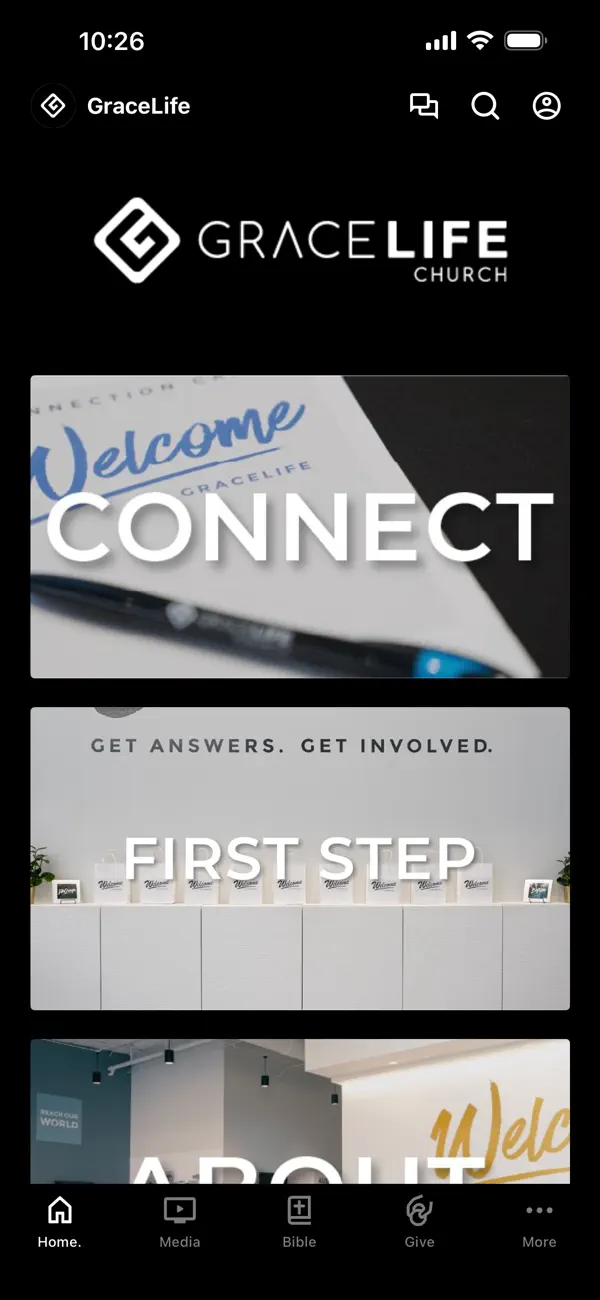 Screenshot #1 pour GraceLife.Church App
