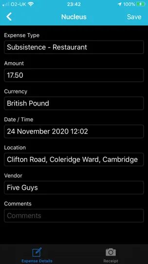 Screenshot von Voyage Nucleus auf dem iPhone 10