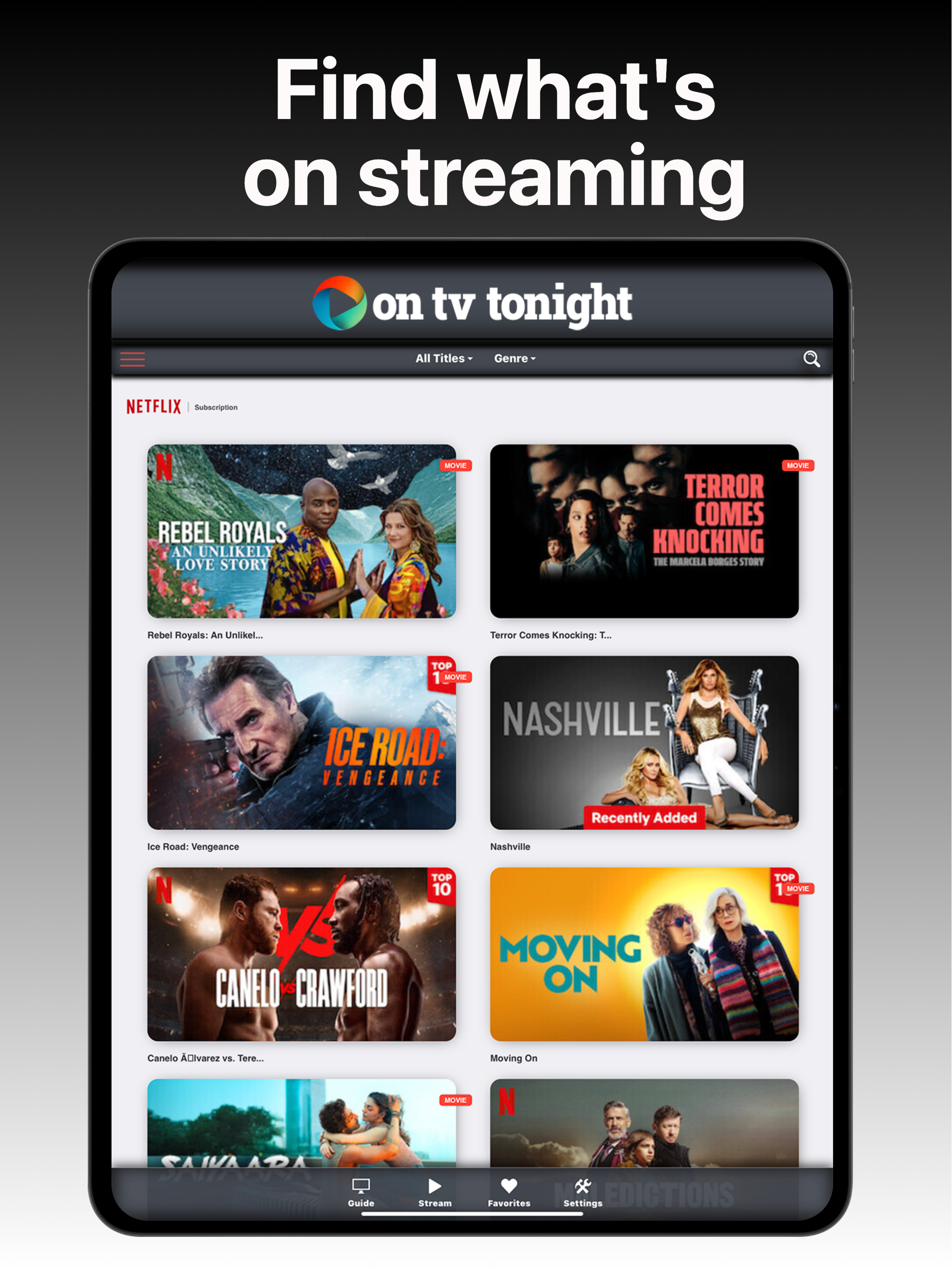 TV & Streaming Guide America