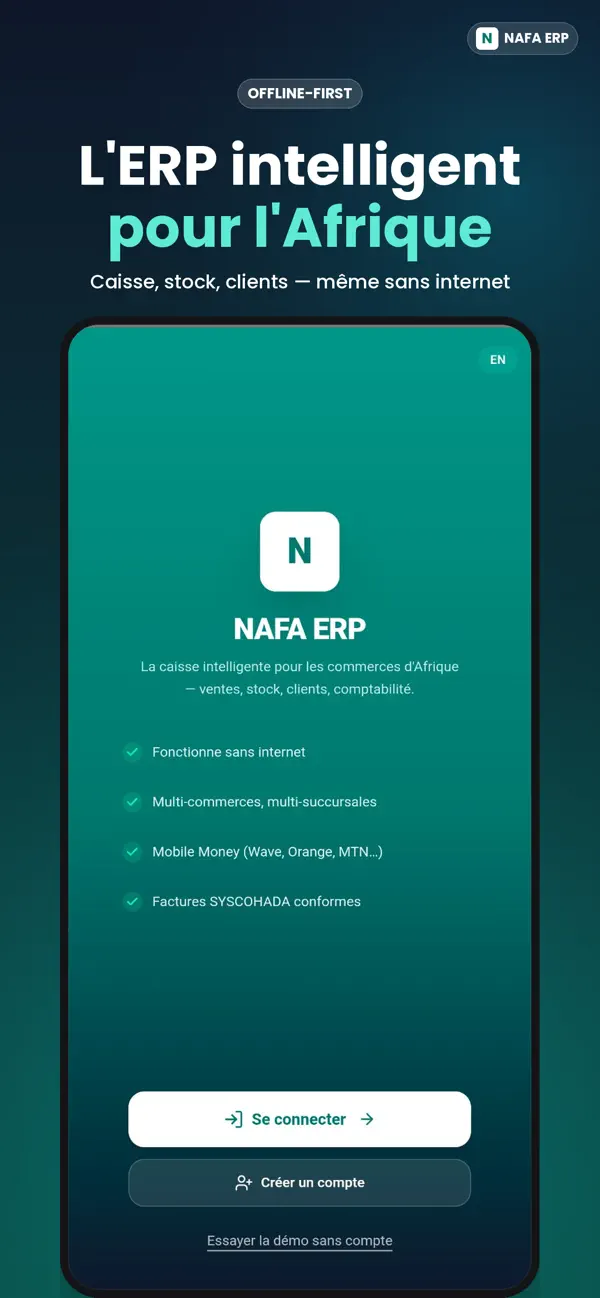 Screenshot #1 pour NAFA ERP
