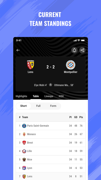 GoalBlitz -Live Football Score Screenshot