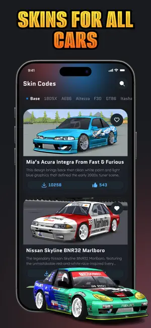 Livery Hub — Car Skins & Codes screenshot 2