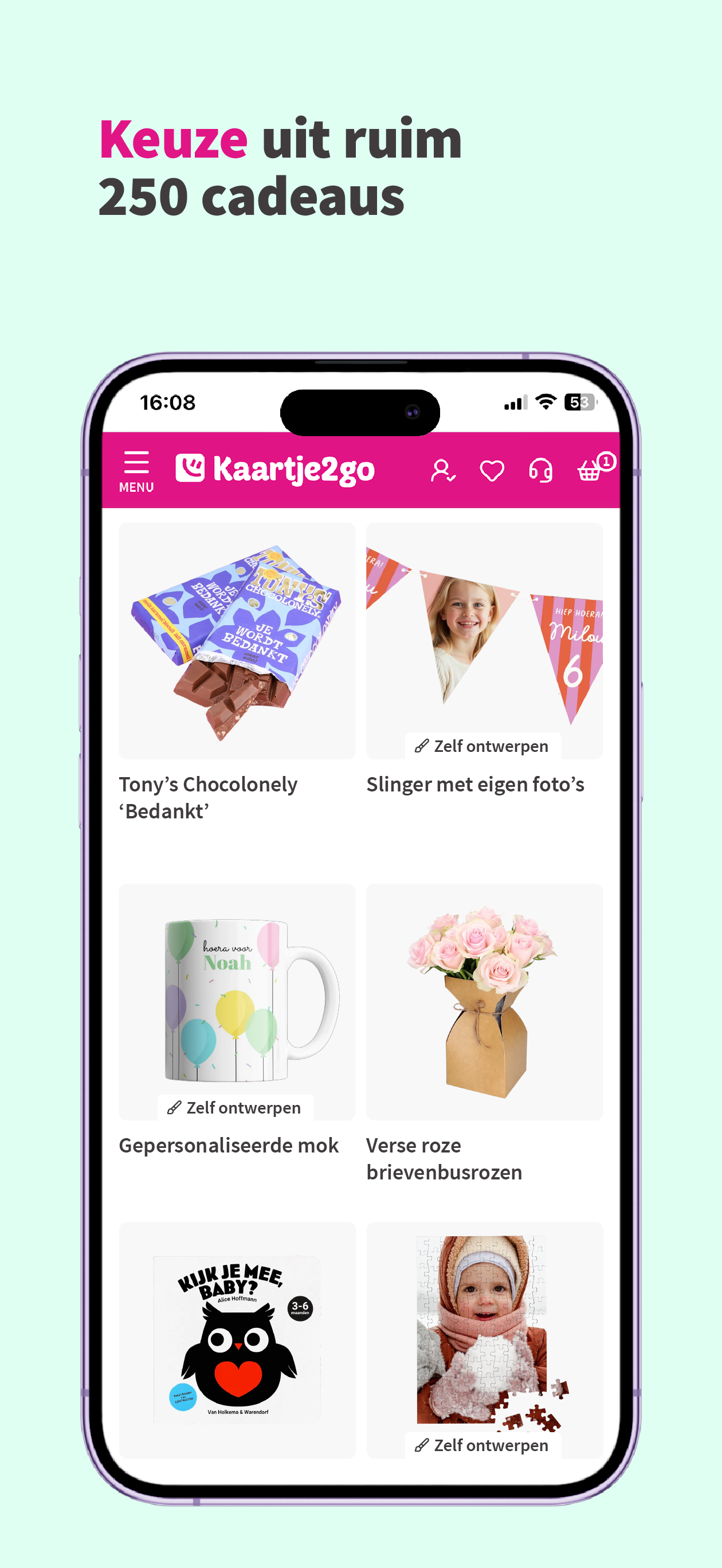 Kaartje2go - Kaart sturen