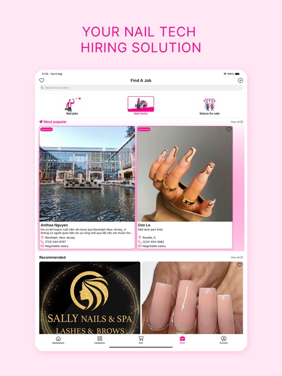 Nailzy.com iPad screenshot 4 - Shopping app