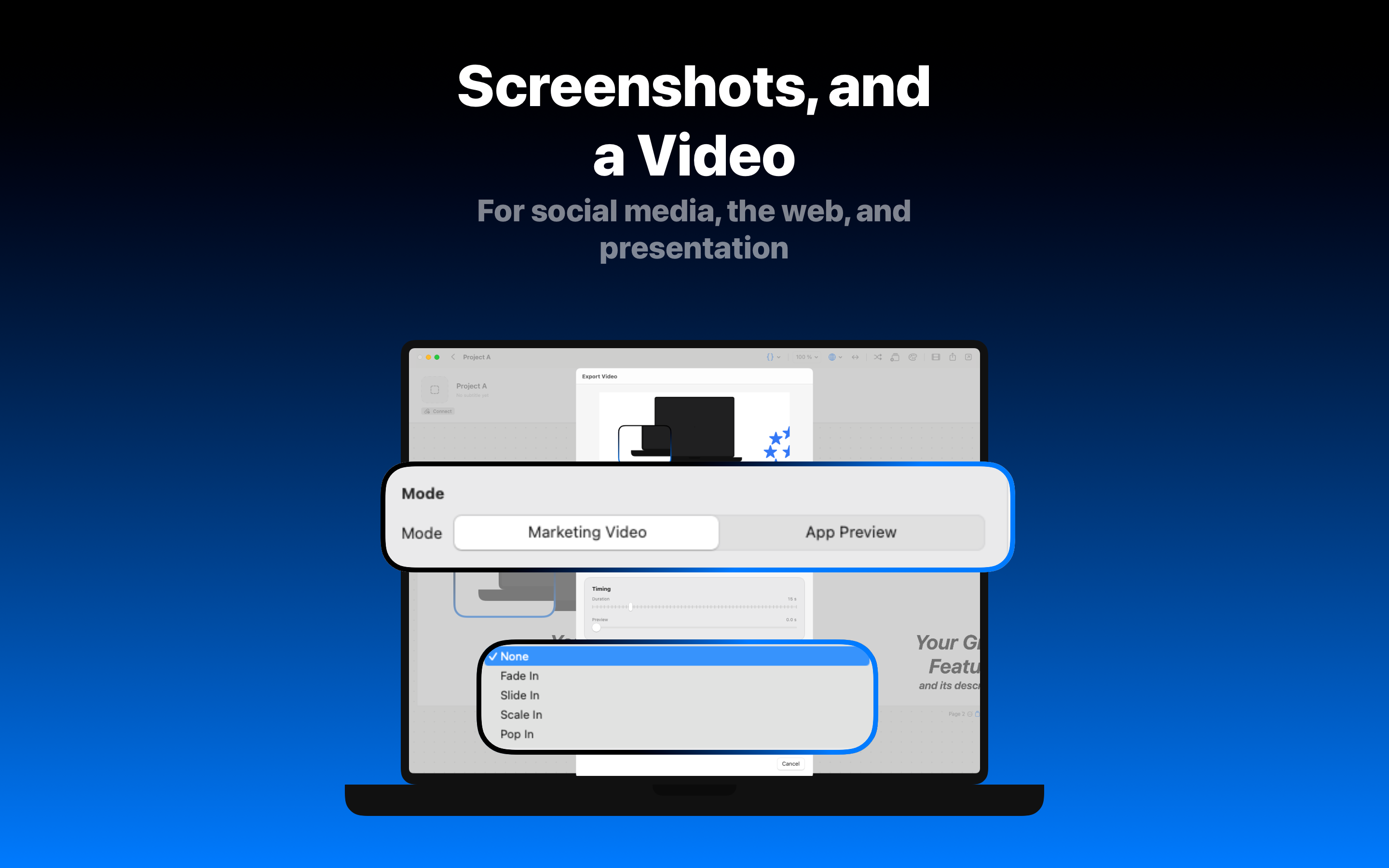 App-Screenshot: Design Studio