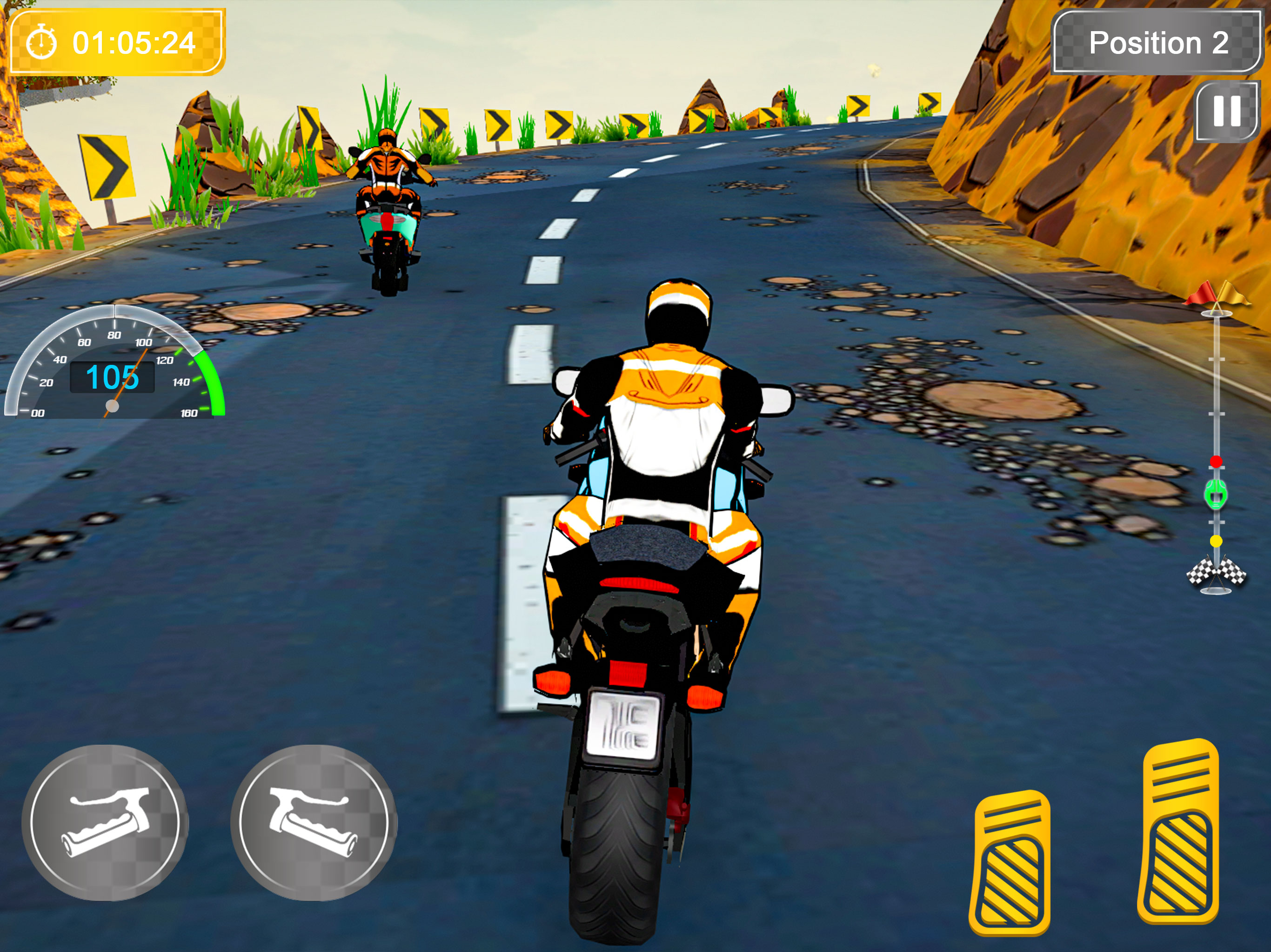 Mountain Moto Race - Bike Game