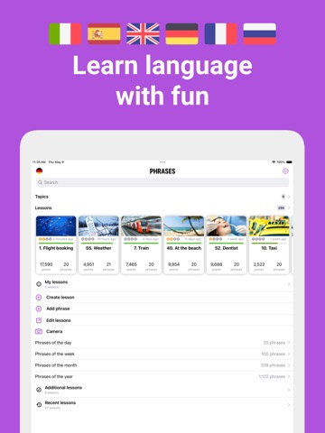 Phrases - Learn Languages Fastのおすすめ画像1