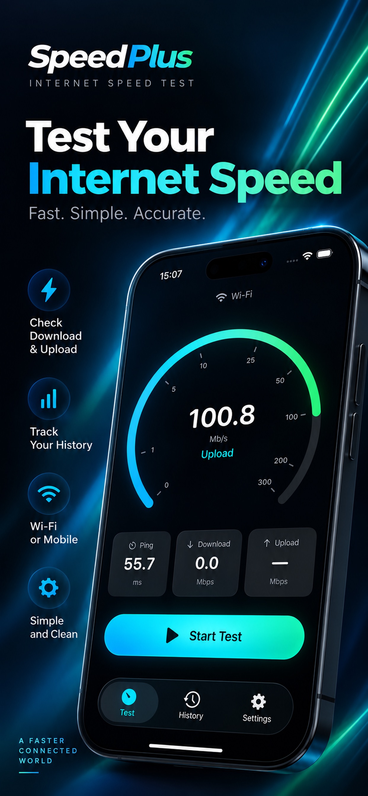 Screenshot 1 of SpeedPlus: Internet Speed Test