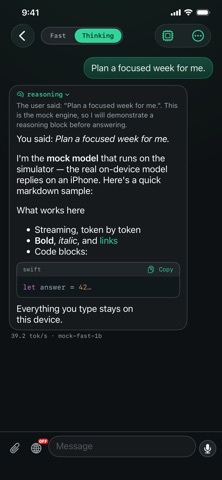 PrivacyLLM - On device AI Screenshot 3 of 5