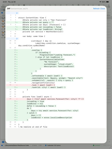 EmpiricCommander File Manager iPad screenshot