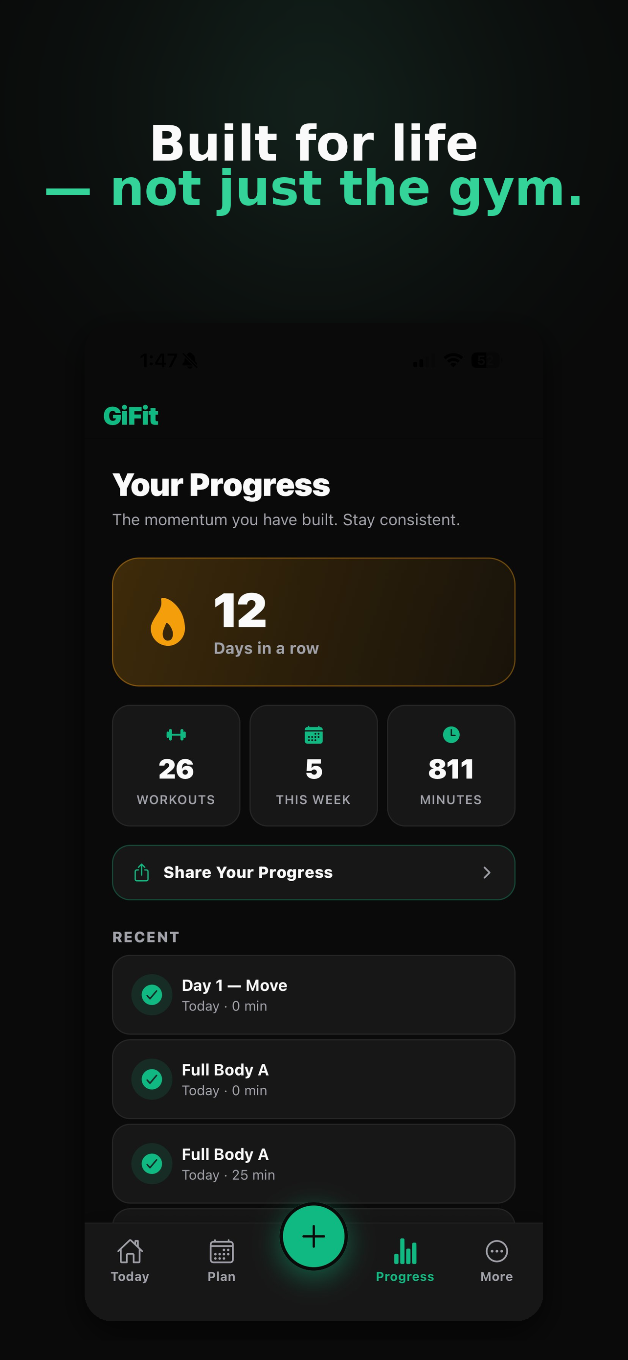 GiFit: Self-Paced Fitness screenshot 5