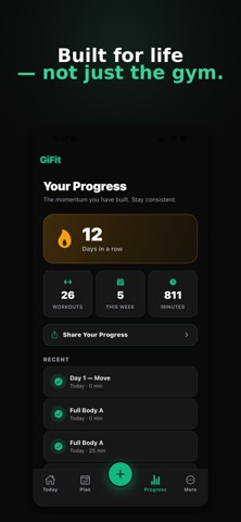 GiFit: Self-Paced Fitness screenshot 5