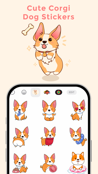 Screenshot #2 pour Cute Corgi Dog Stickers