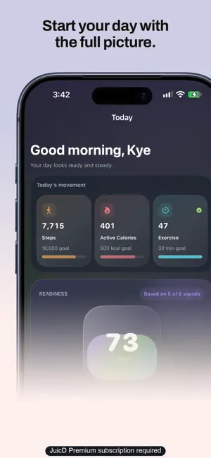 JuicD - Health and Readiness screenshot 1