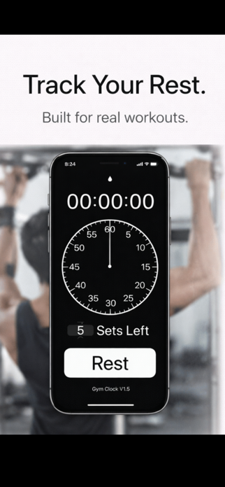 GymClock. Screenshot 1 of 2