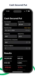 Options Trading Calculator screenshot #6 for iPhone