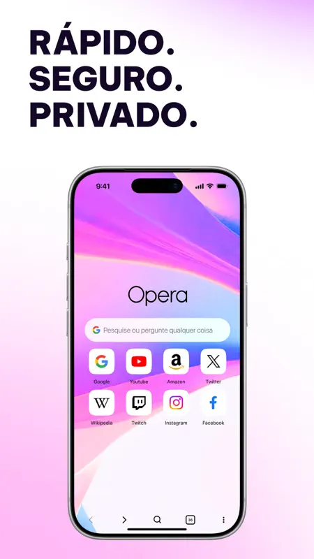 Opera Browser com VPN screenshot 1 of 8