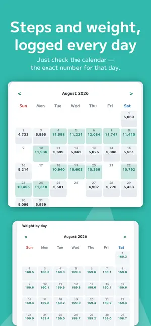 Walk & Weigh: Weight Tracker screenshot 4