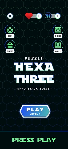 Hexa Sort: Match Three Crypto Screenshot 1 of 8