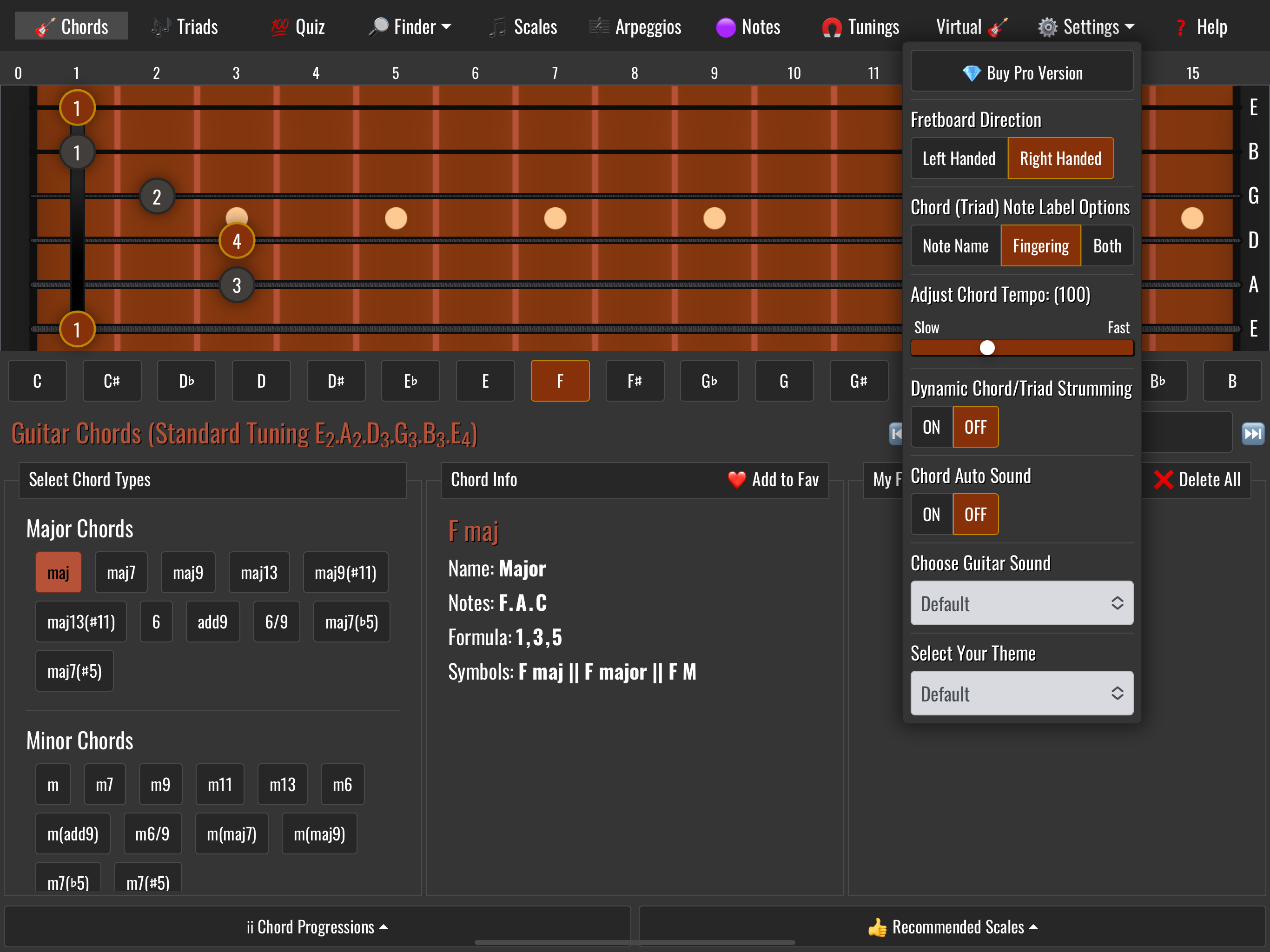 All Guitar Chords