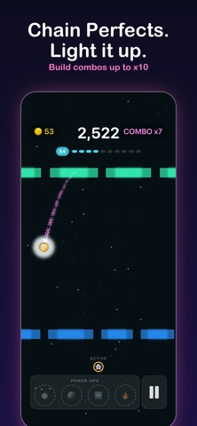Bounceline: Neon Ball Hop iPhone screenshot