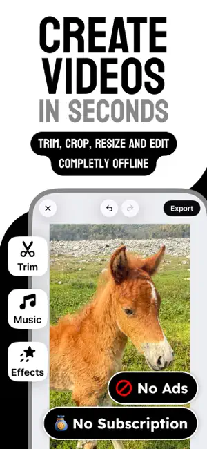 Video Editor: Trim, Cut & Crop screenshot 1