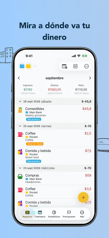 Money Tracker: Control Gastos screenshot 1 of 8