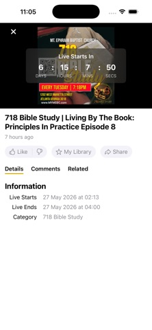 Mt. Ephraim Baptist Church iPhone screenshot