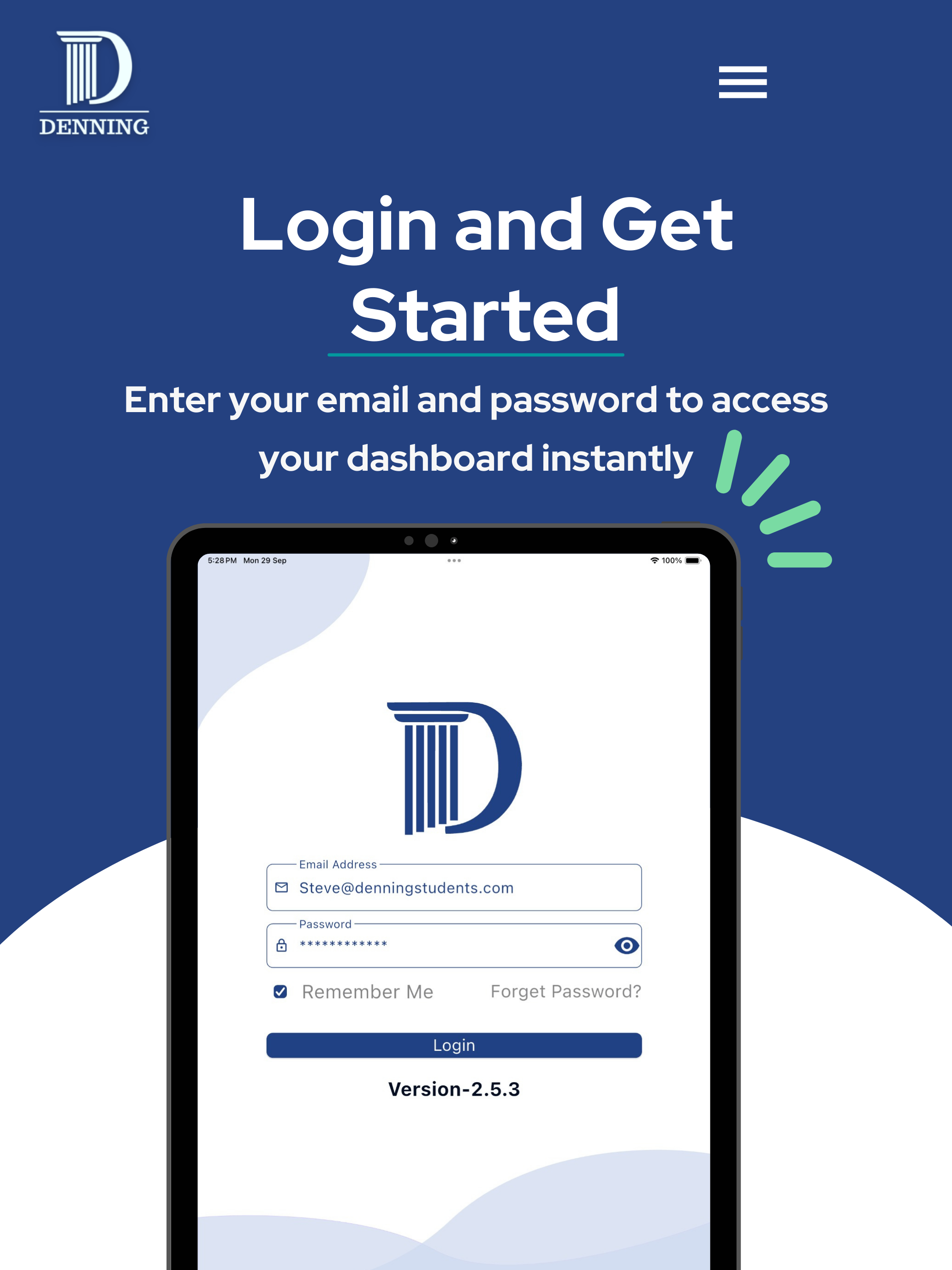 Denning Student Portal