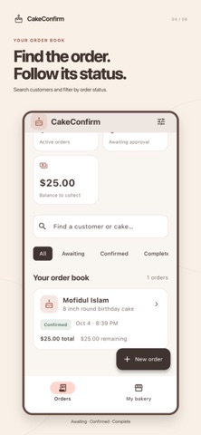 CakeConfirm - Cake Order Book screenshot 3