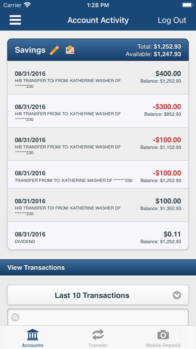 Solon / Chagrin Falls FCU Screenshot
