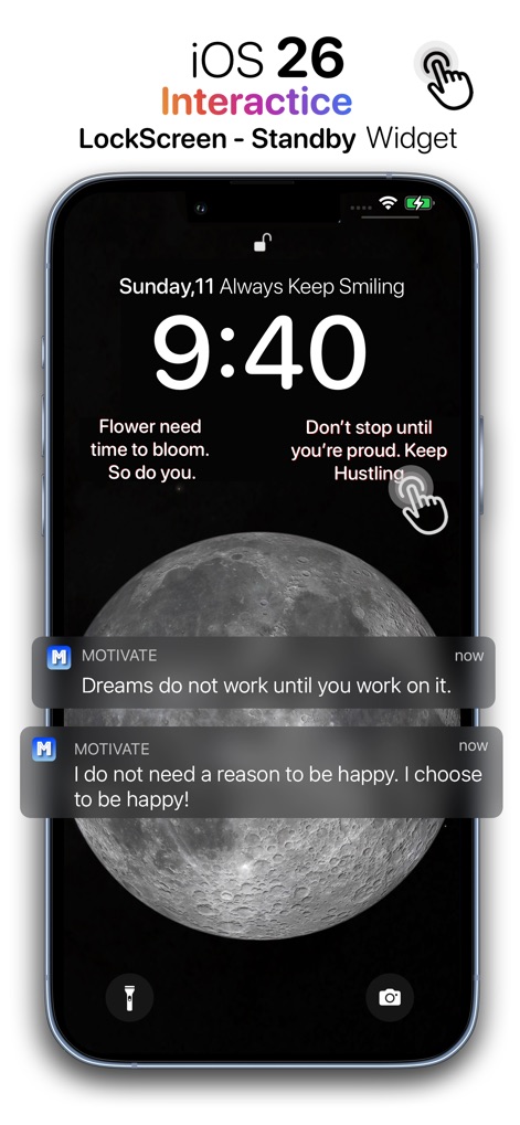 Motivation Daily Quote Widget - iphone-lock-screen-motivation-widgets