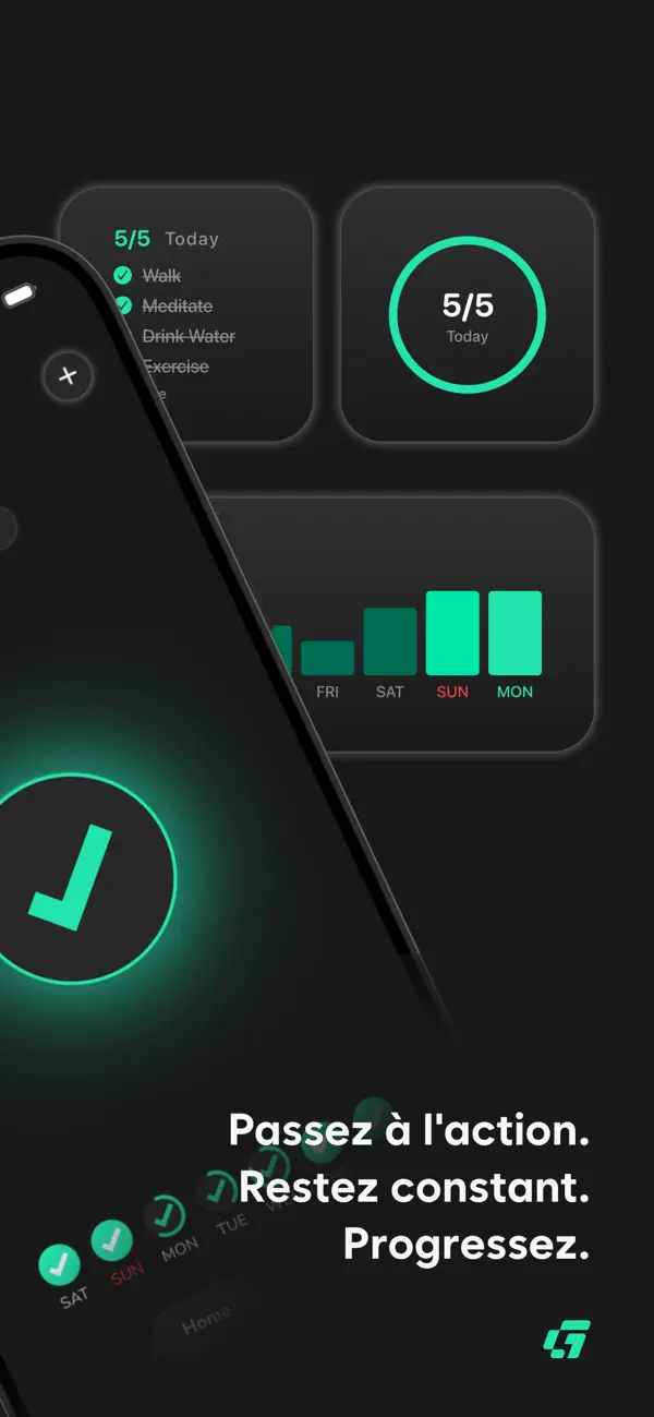 Screenshot #2 pour Growth: Habitudes et Routine